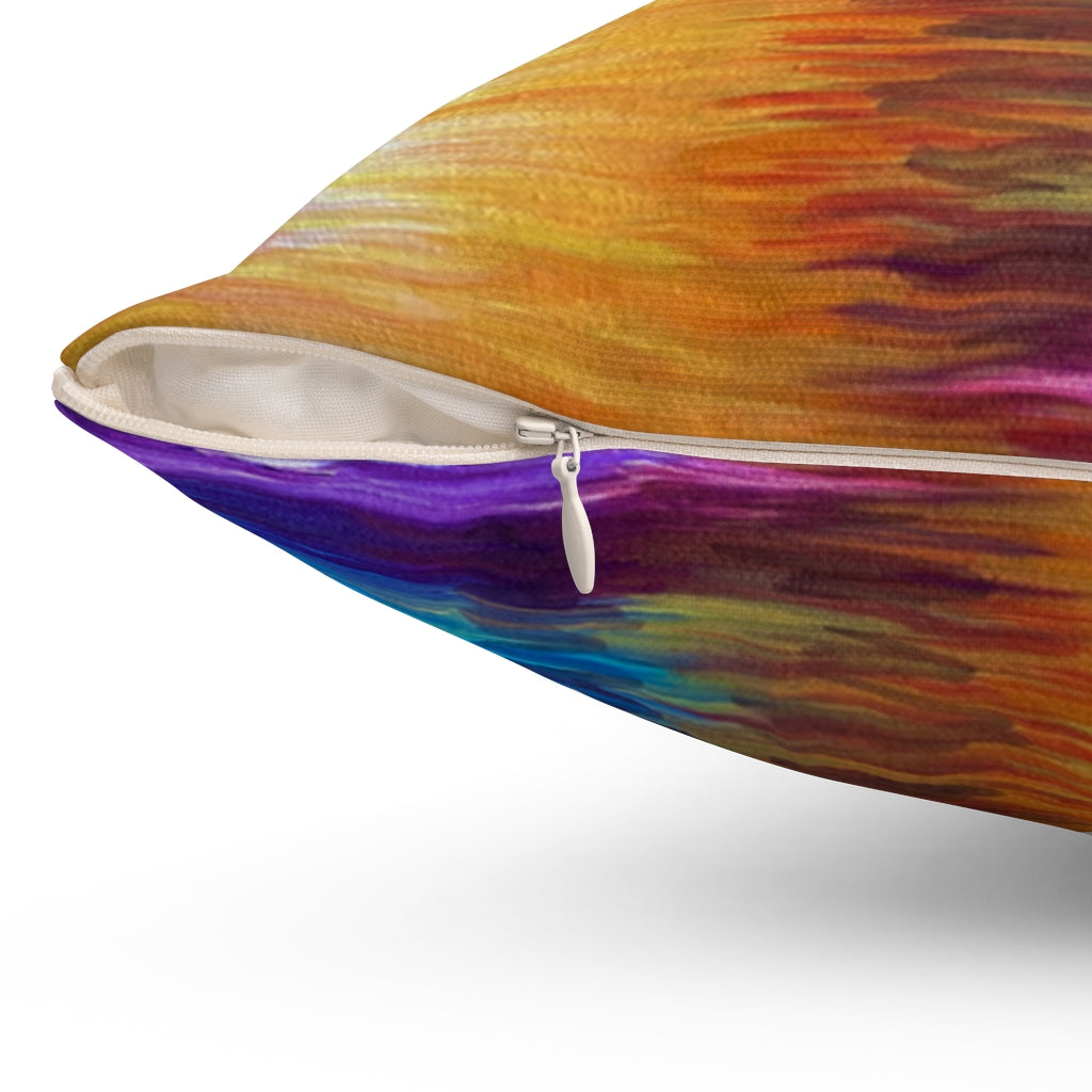 Sailing Sunsets Pillow