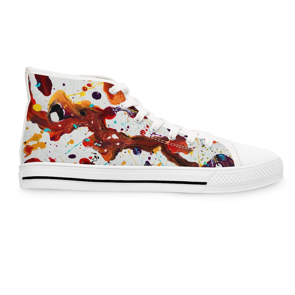 Splatter Me This High Top Sneakers (womens)