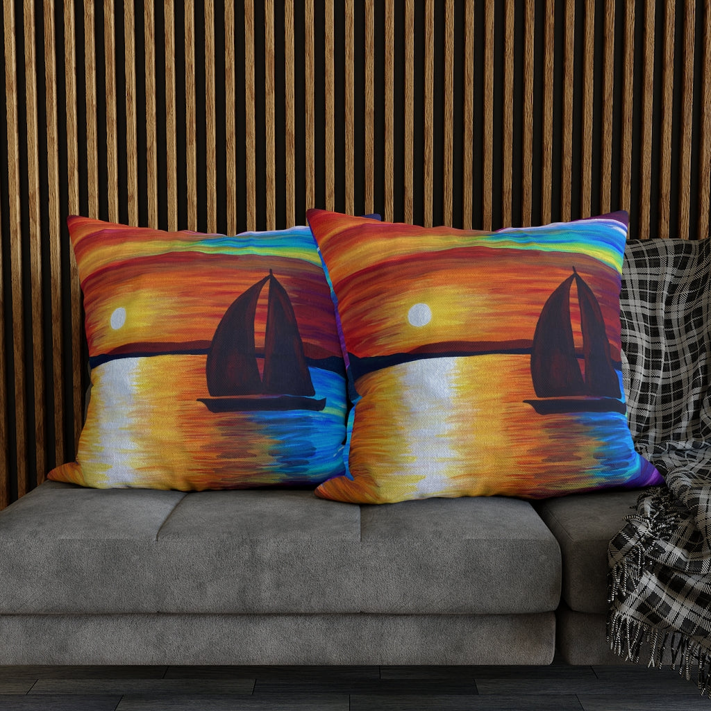 Sailing Sunsets Pillowcase