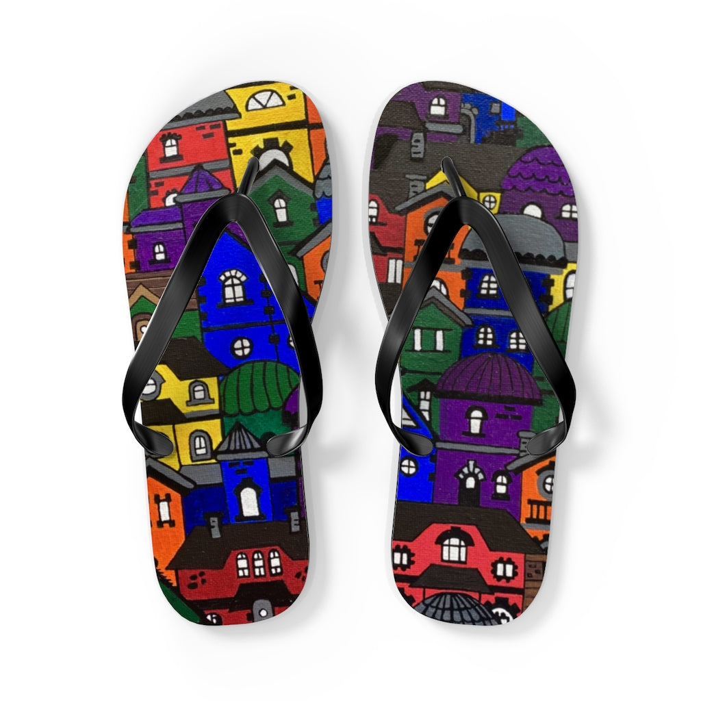 My Kinda Town Flip Flops