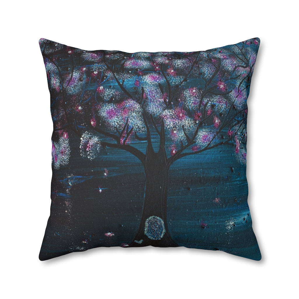 The Night Blooms Too Pillowcase
