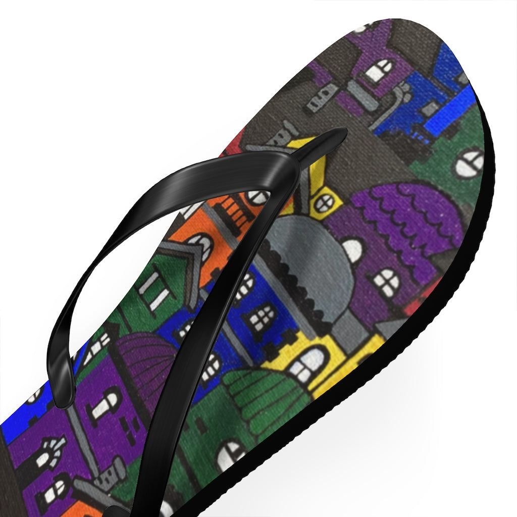 My Kinda Town Flip Flops