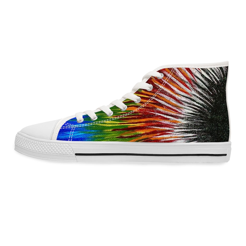 Colour Me Fierce High Top Sneakers (womens)