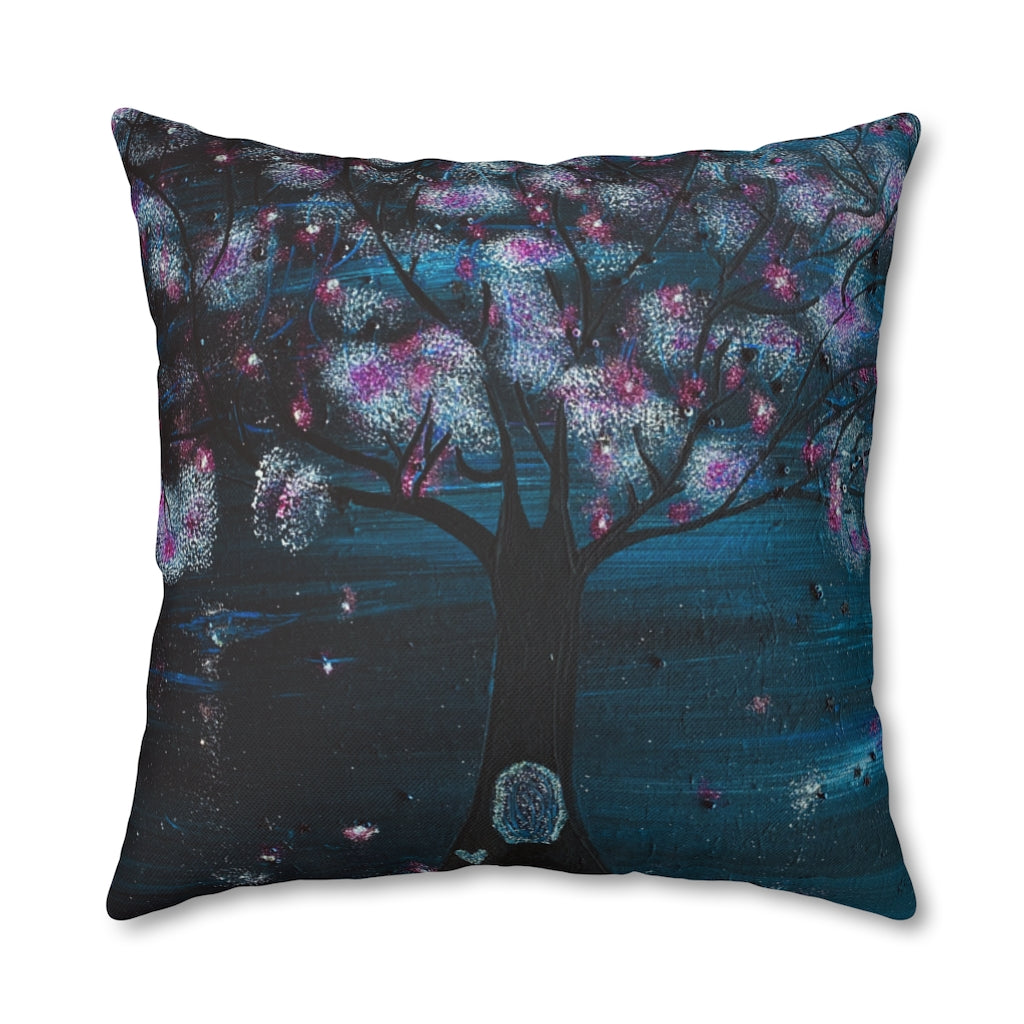 The Night Blooms Too Pillowcase