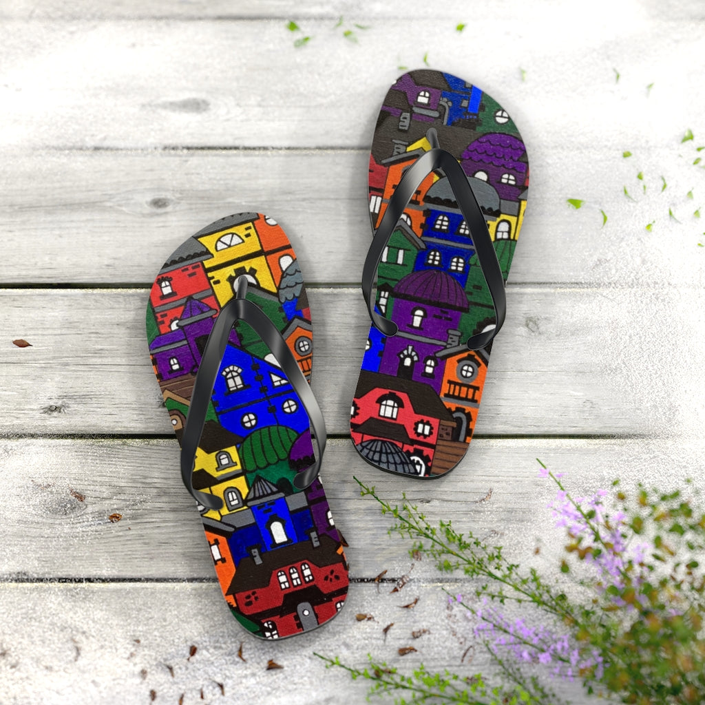 My Kinda Town Flip Flops