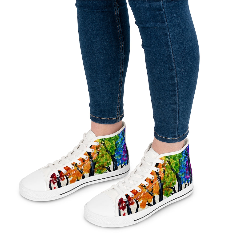 Colour is Beauty High Top Sneakers (womens)