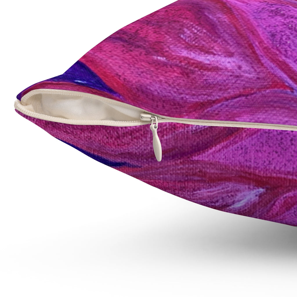 Purple Petals Pillow