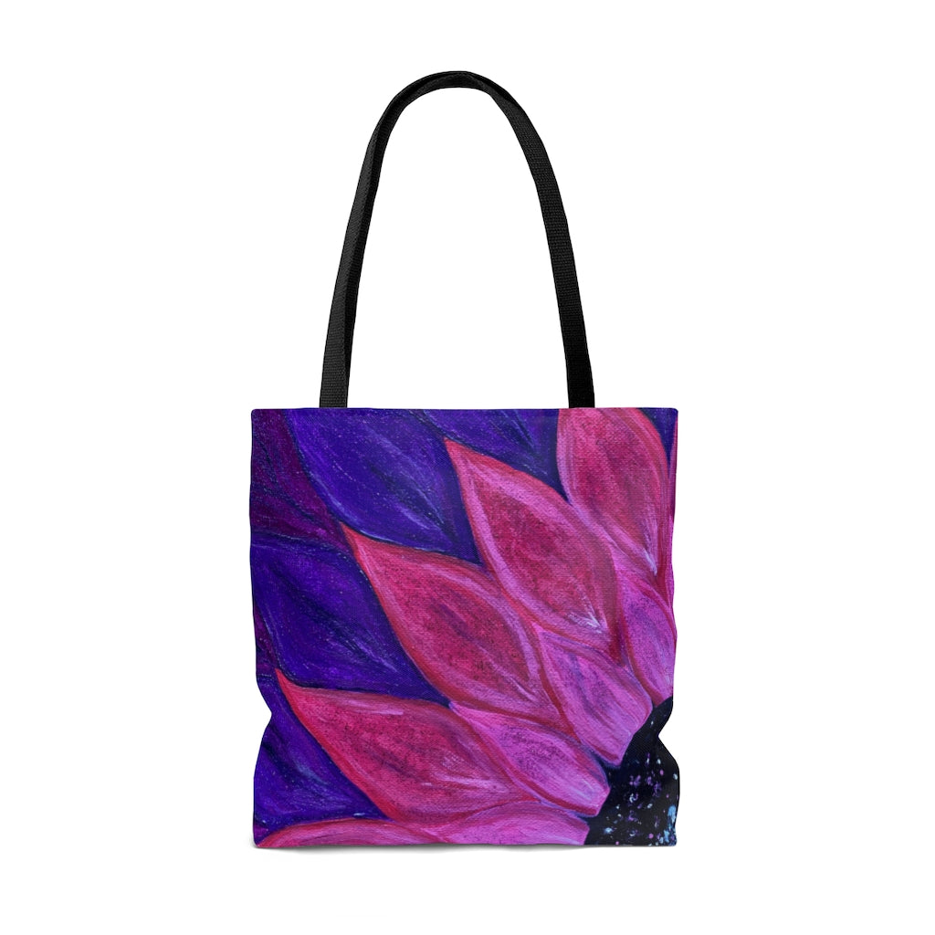 Purple Petals Tote Bag