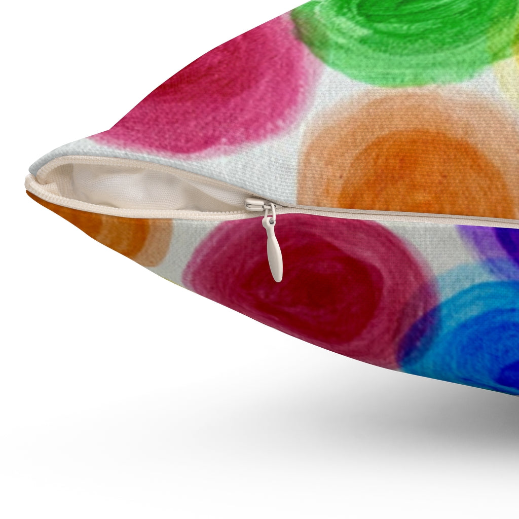 Rainbow Rain Pillow
