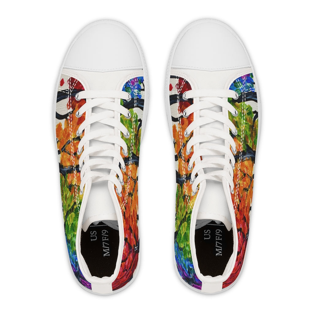 Colour is Beauty High Top Sneakers (womens)