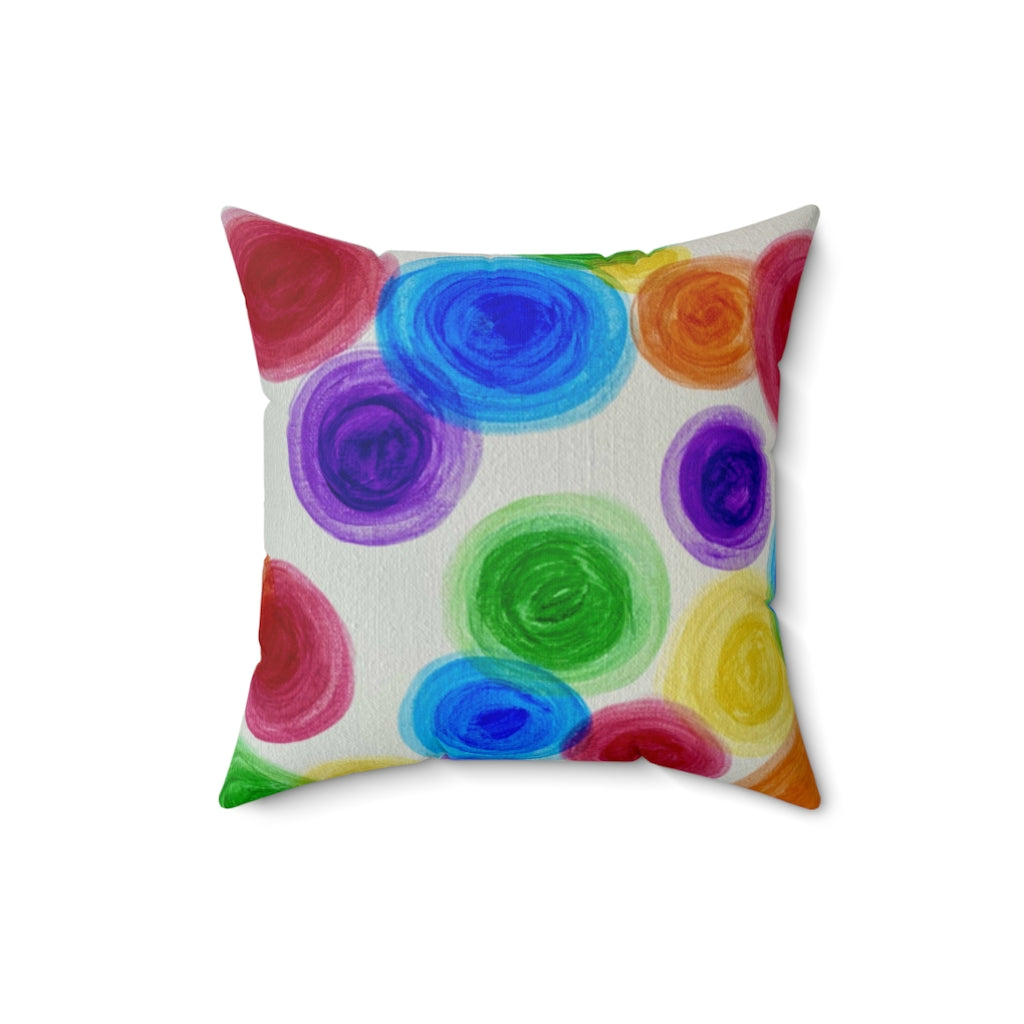 Rainbow Rain Pillow