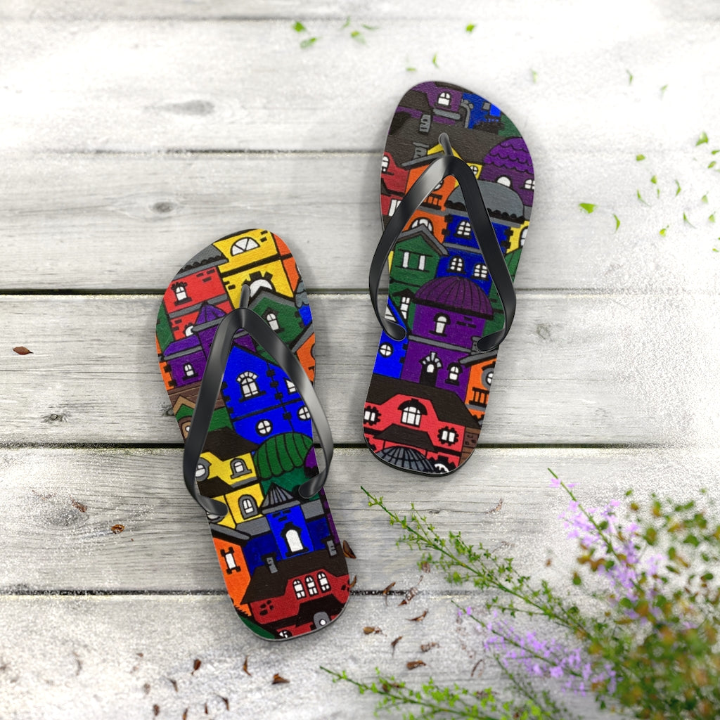 My Kinda Town Flip Flops