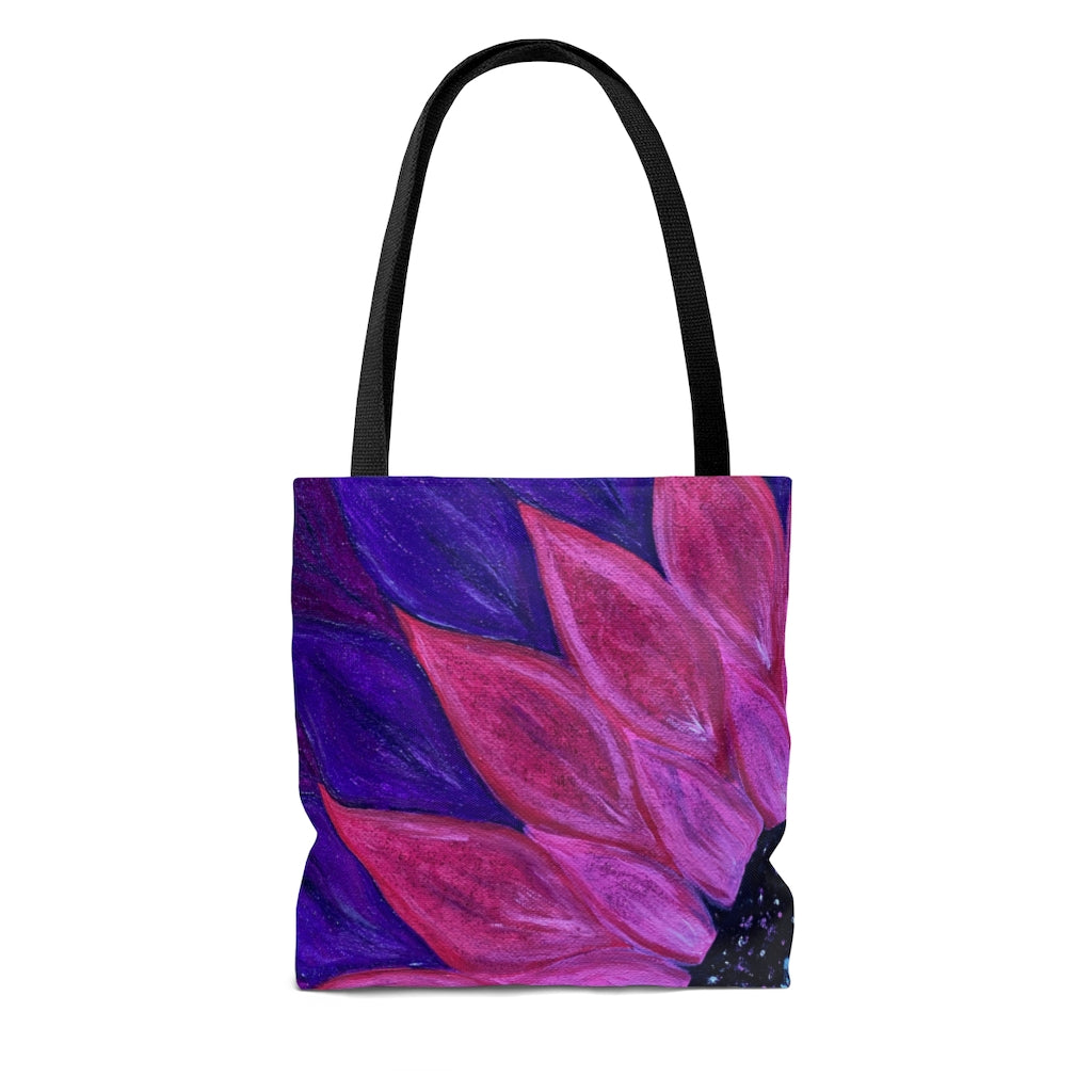 Purple Petals Tote Bag