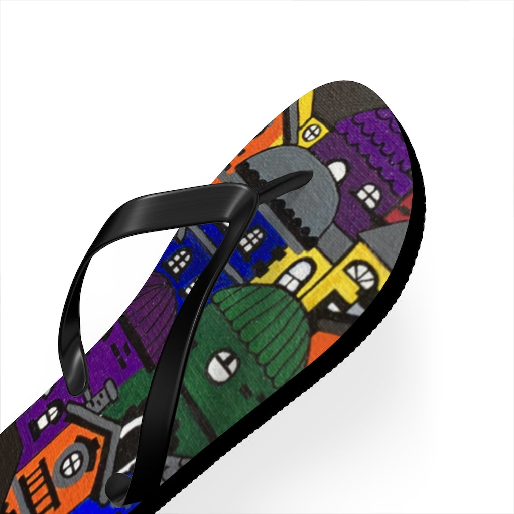 My Kinda Town Flip Flops