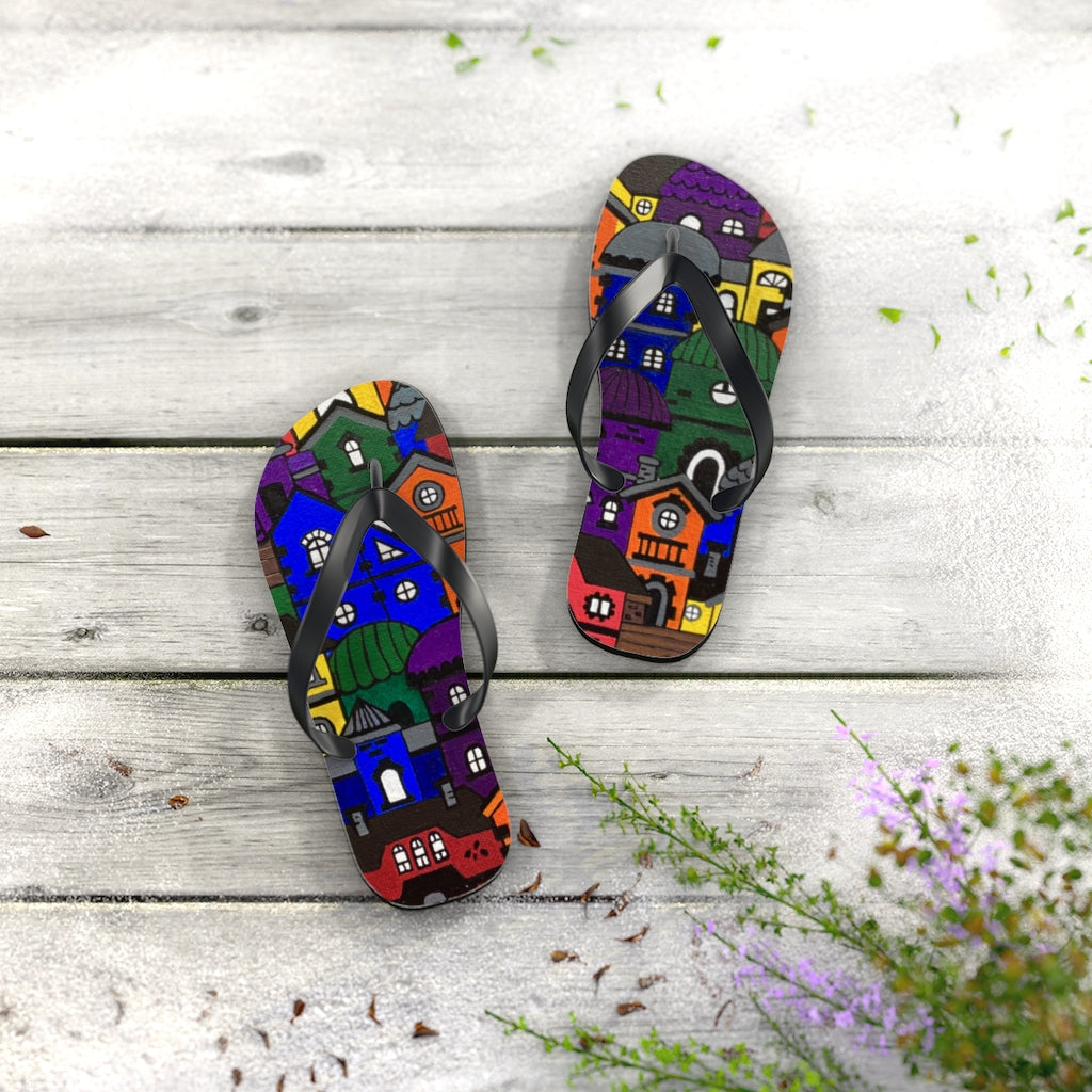 My Kinda Town Flip Flops