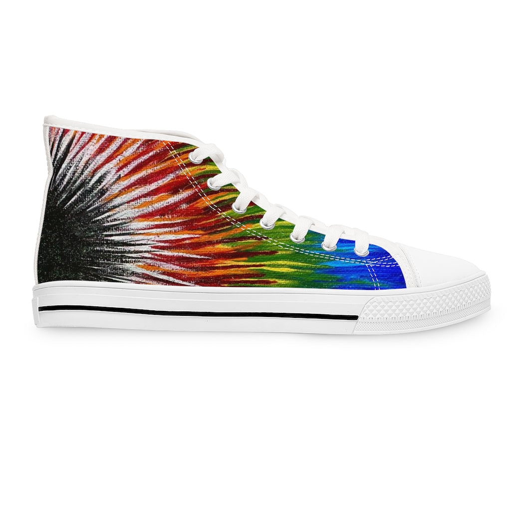Colour Me Fierce High Top Sneakers (womens)