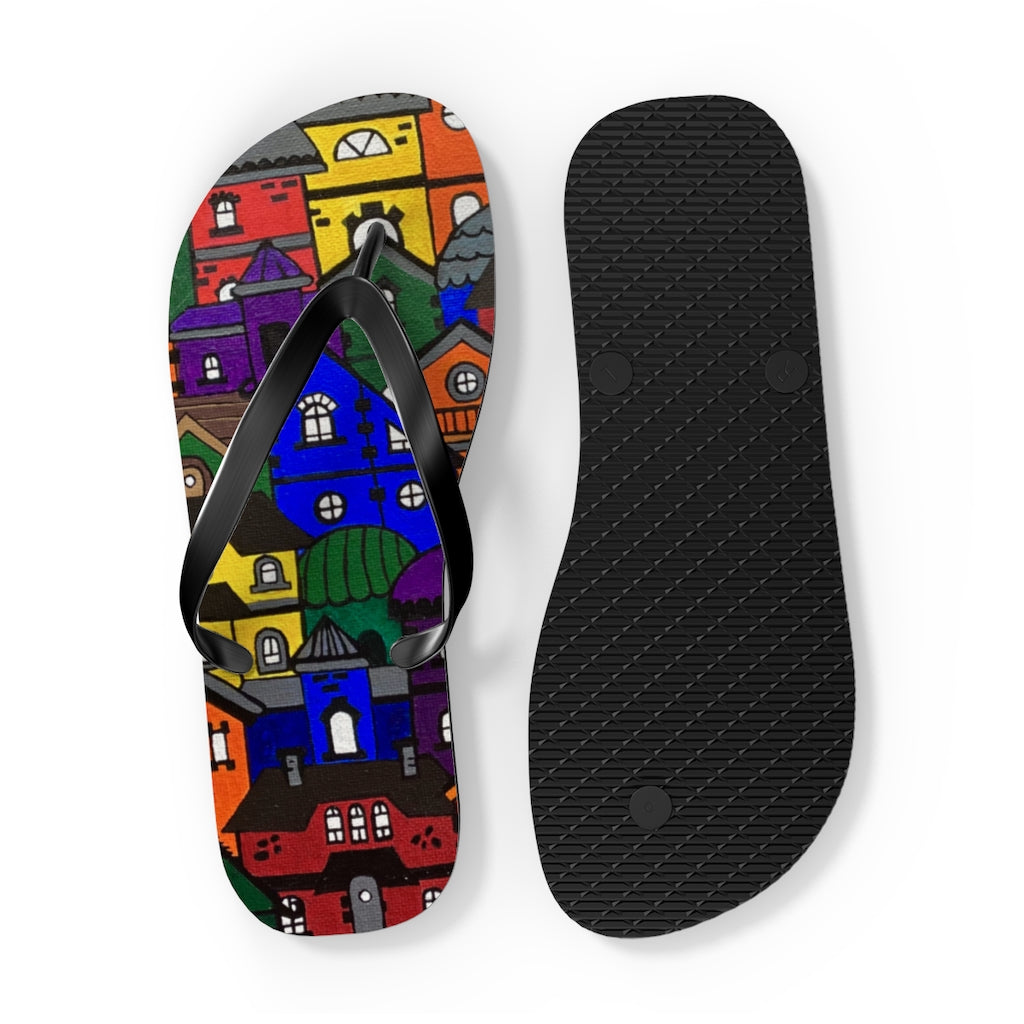 My Kinda Town Flip Flops