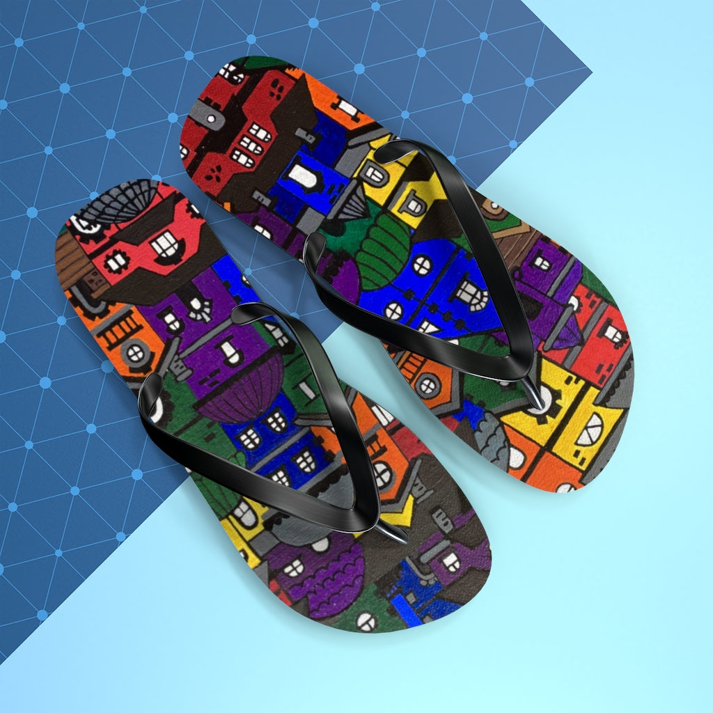 My Kinda Town Flip Flops