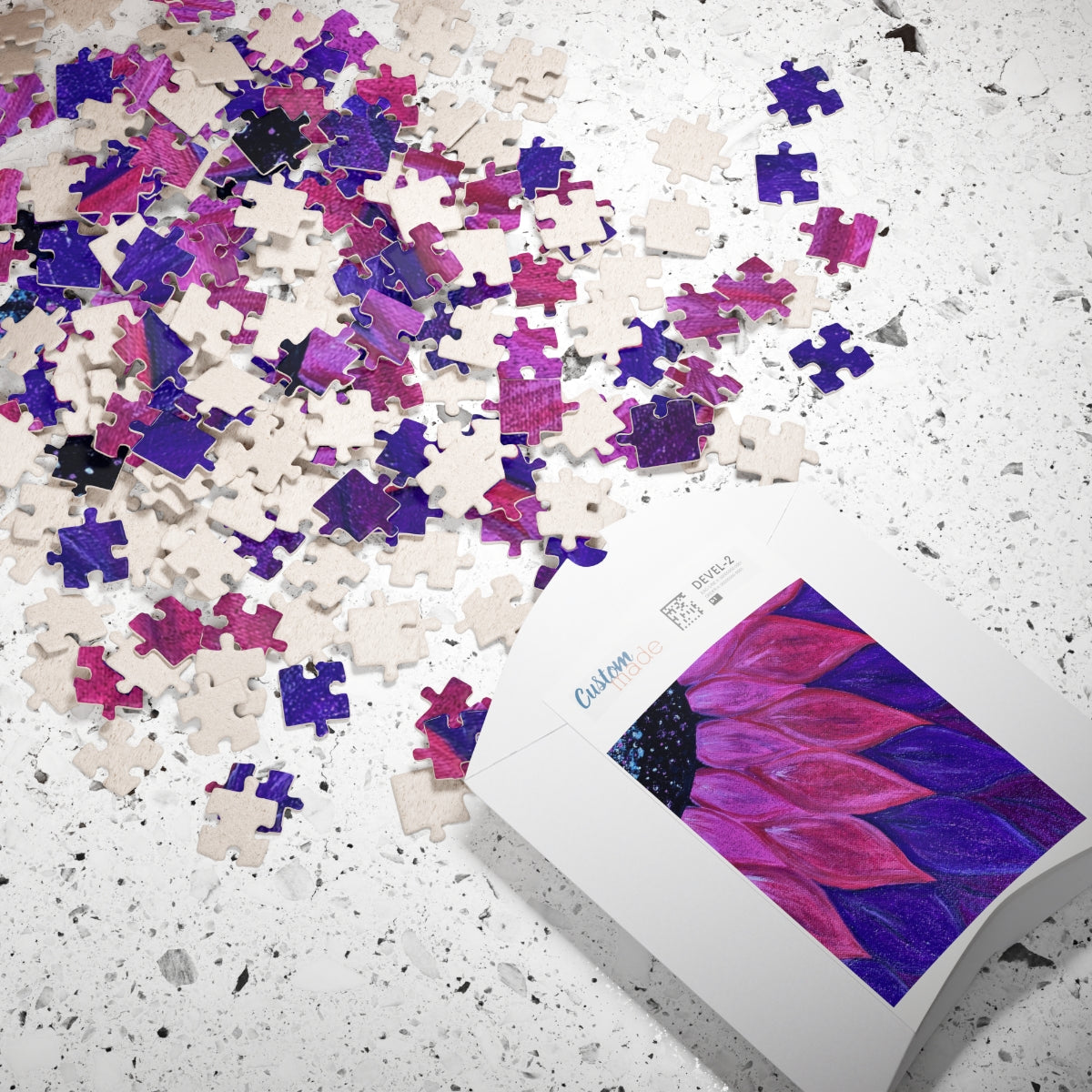 Purple Petals Puzzle