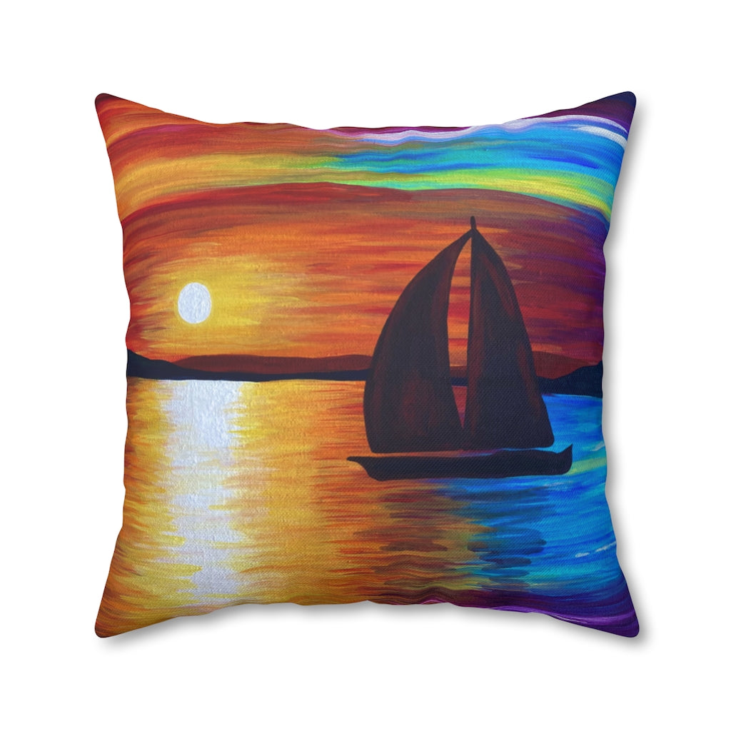 Sailing Sunsets Pillowcase