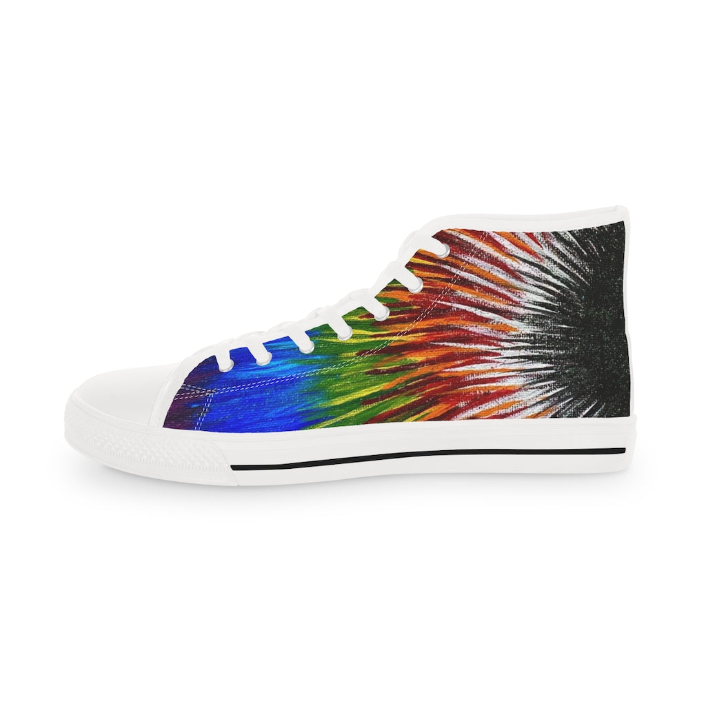 Colour Me Fierce High Top Sneakers (mens)