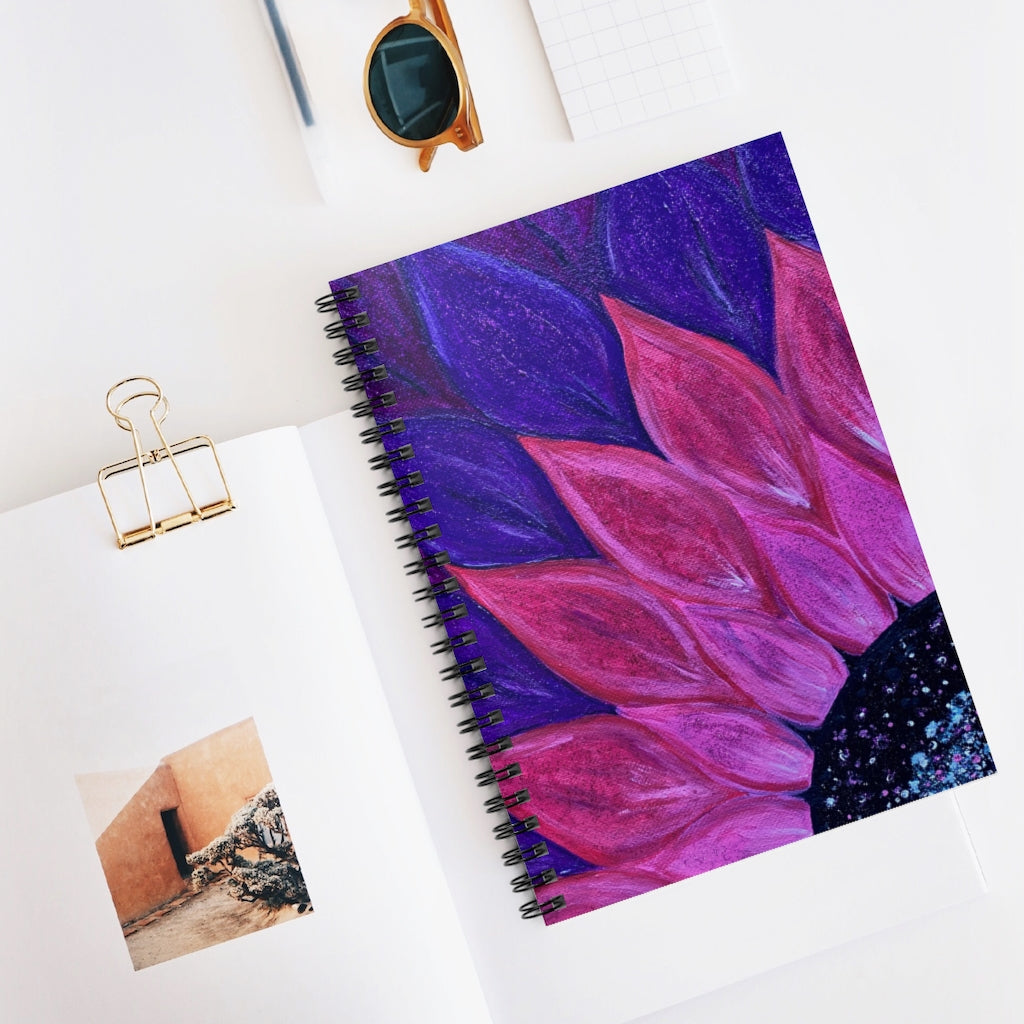 Purple Petals Notebook