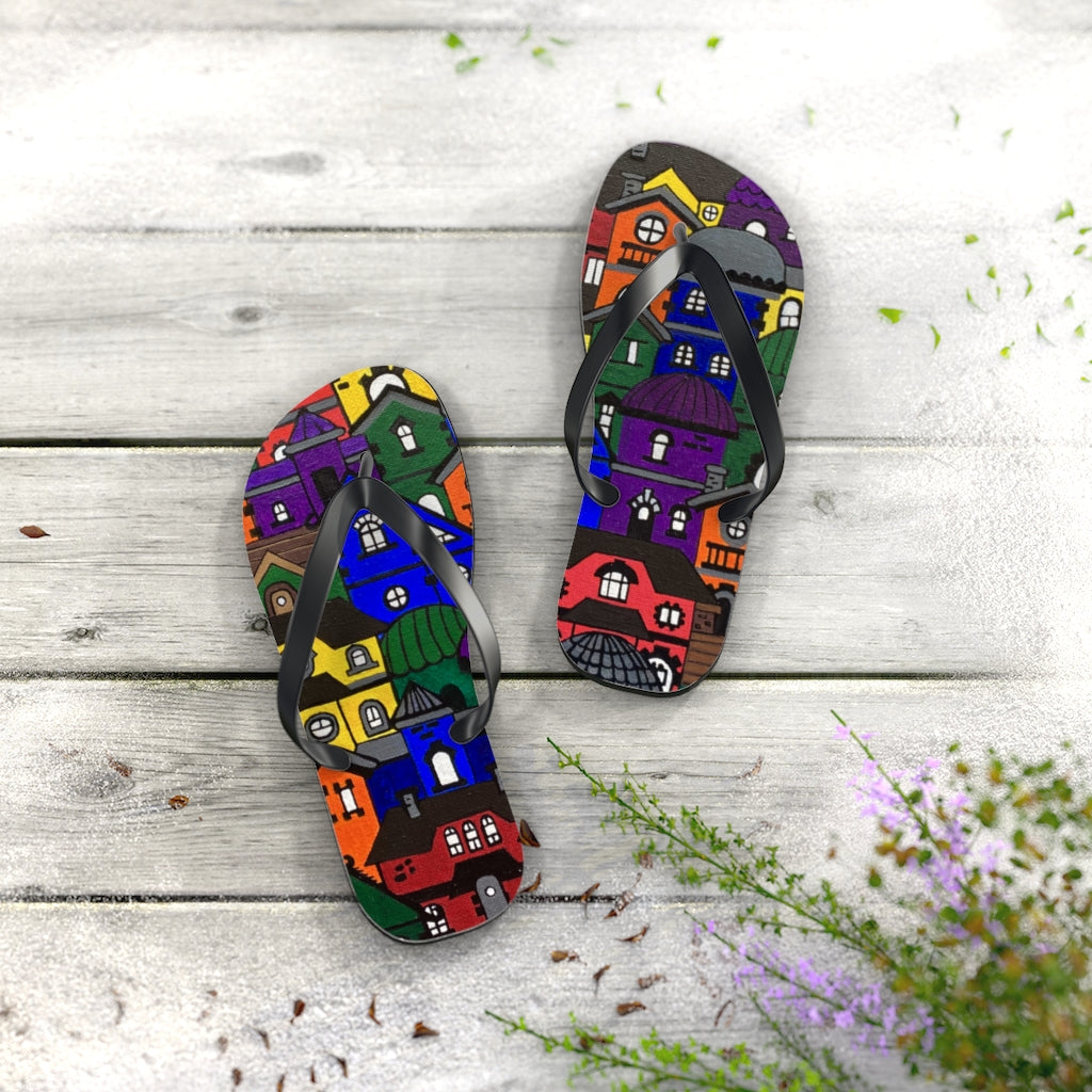 My Kinda Town Flip Flops