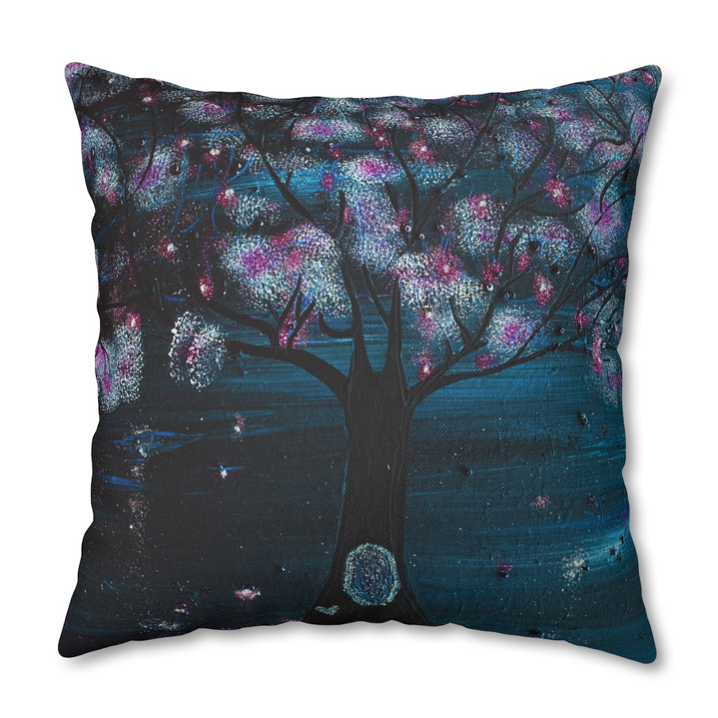 The Night Blooms Too Pillowcase