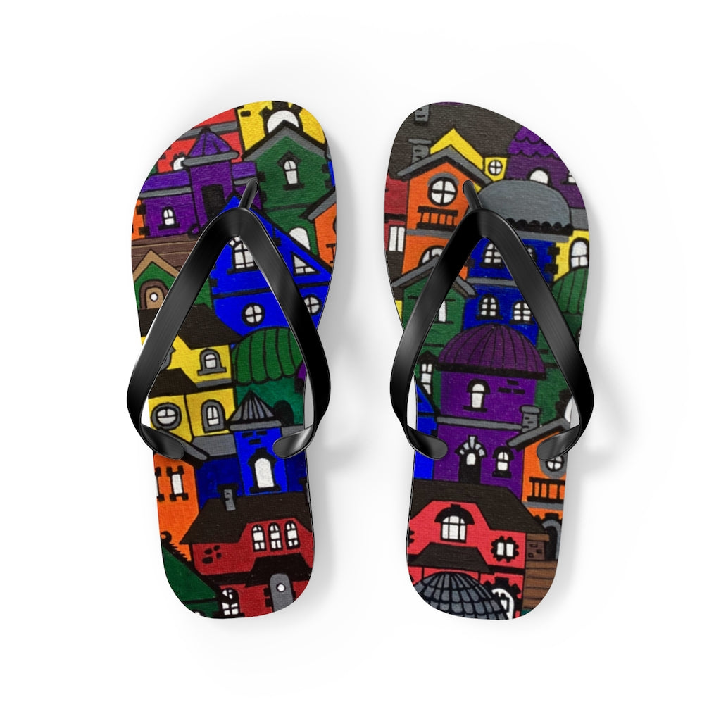My Kinda Town Flip Flops
