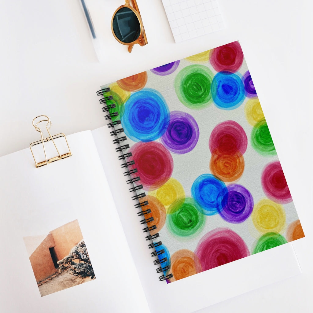 Rainbow Rain Notebook
