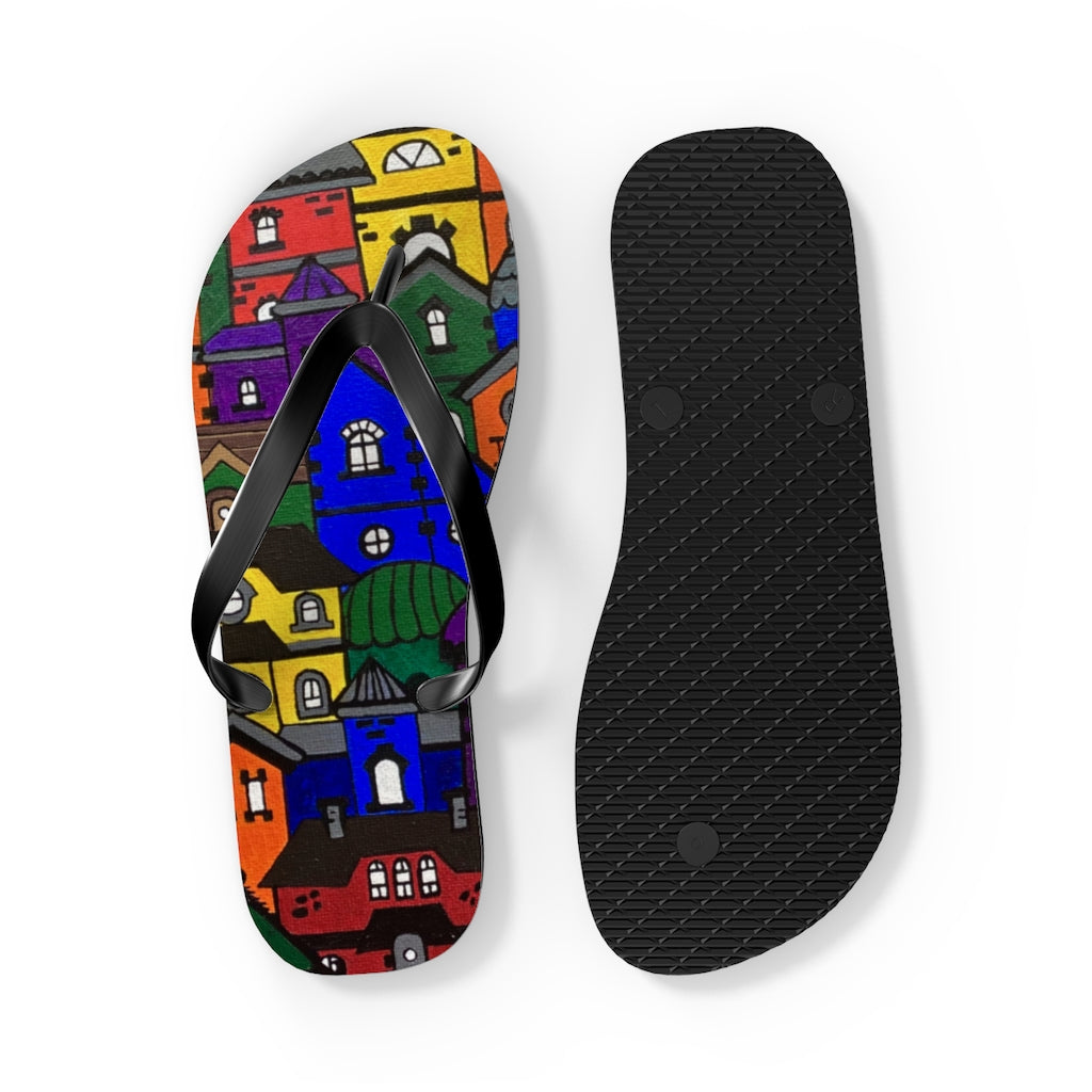 My Kinda Town Flip Flops
