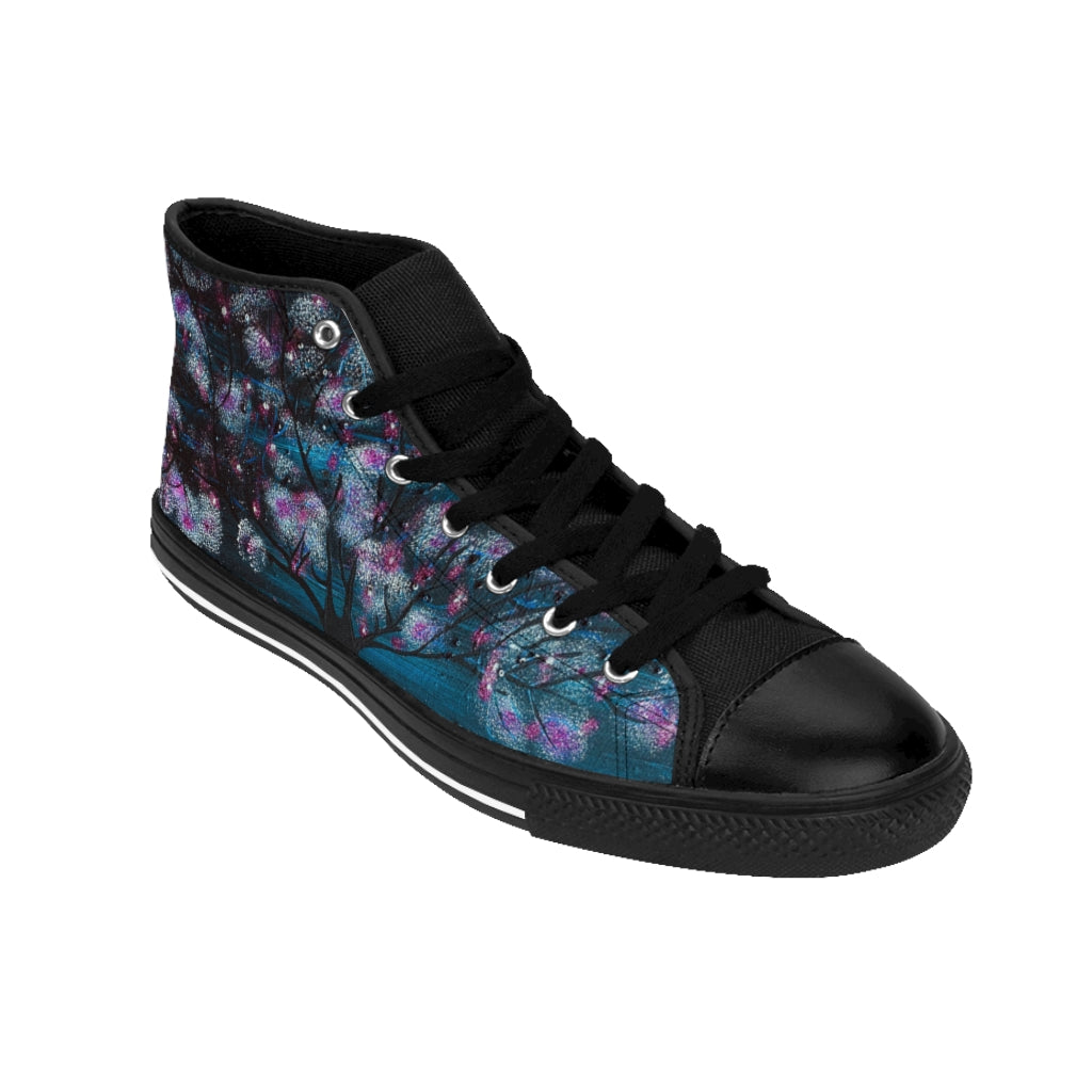 The Night Blooms Too Classic Sneakers (womens)