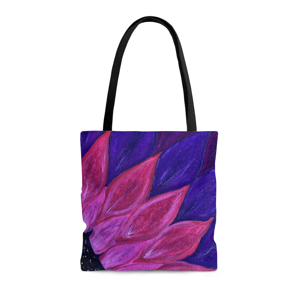 Purple Petals Tote Bag