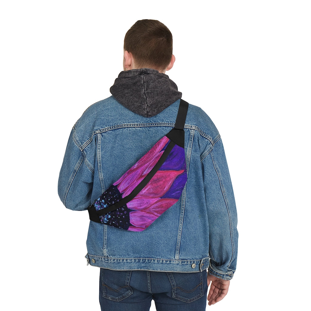 Purple Petals Fanny Pack (Large)