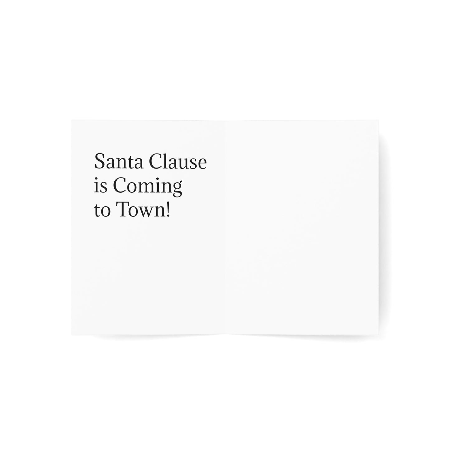 Santa Clause Greeting Cards