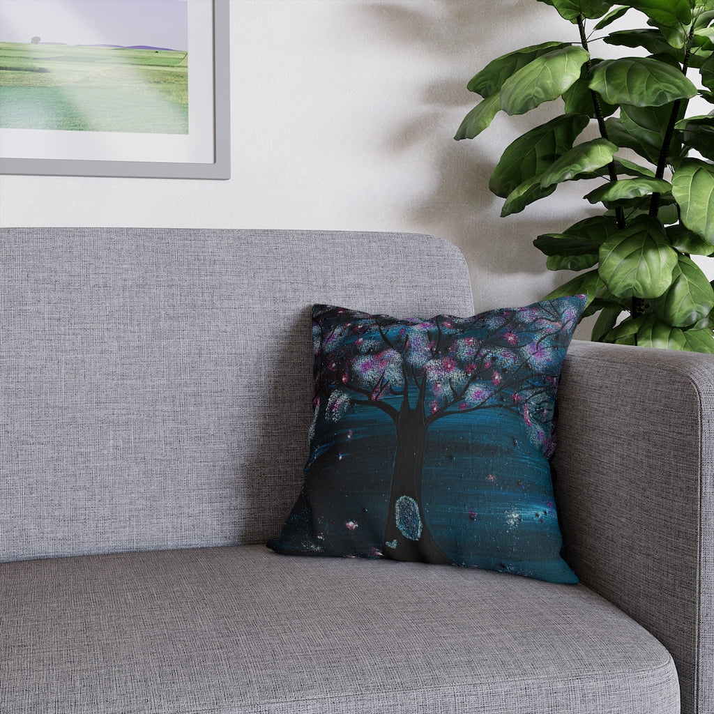 The Night Blooms Too Pillowcase