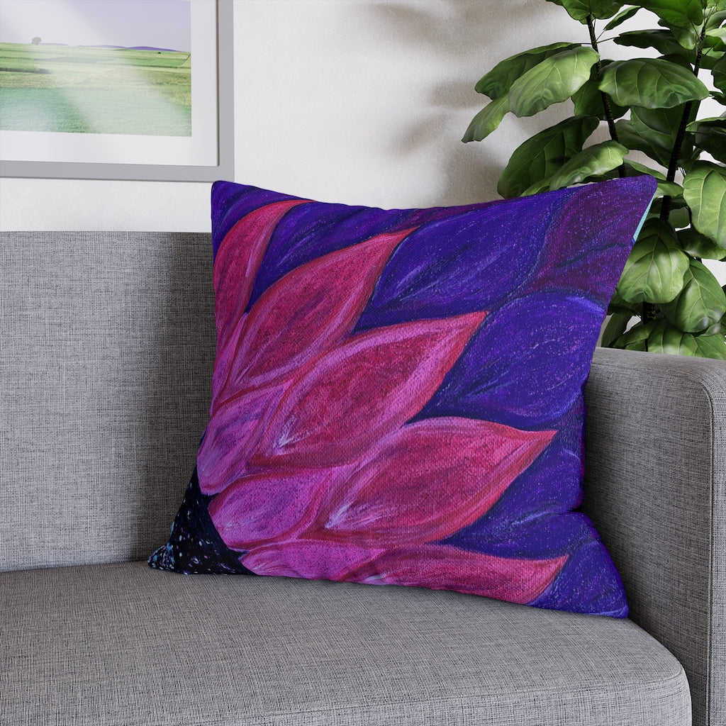 Purple Petals Pillowcase