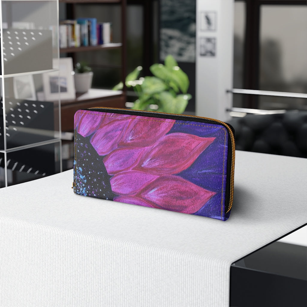 Purple Petals Wallet