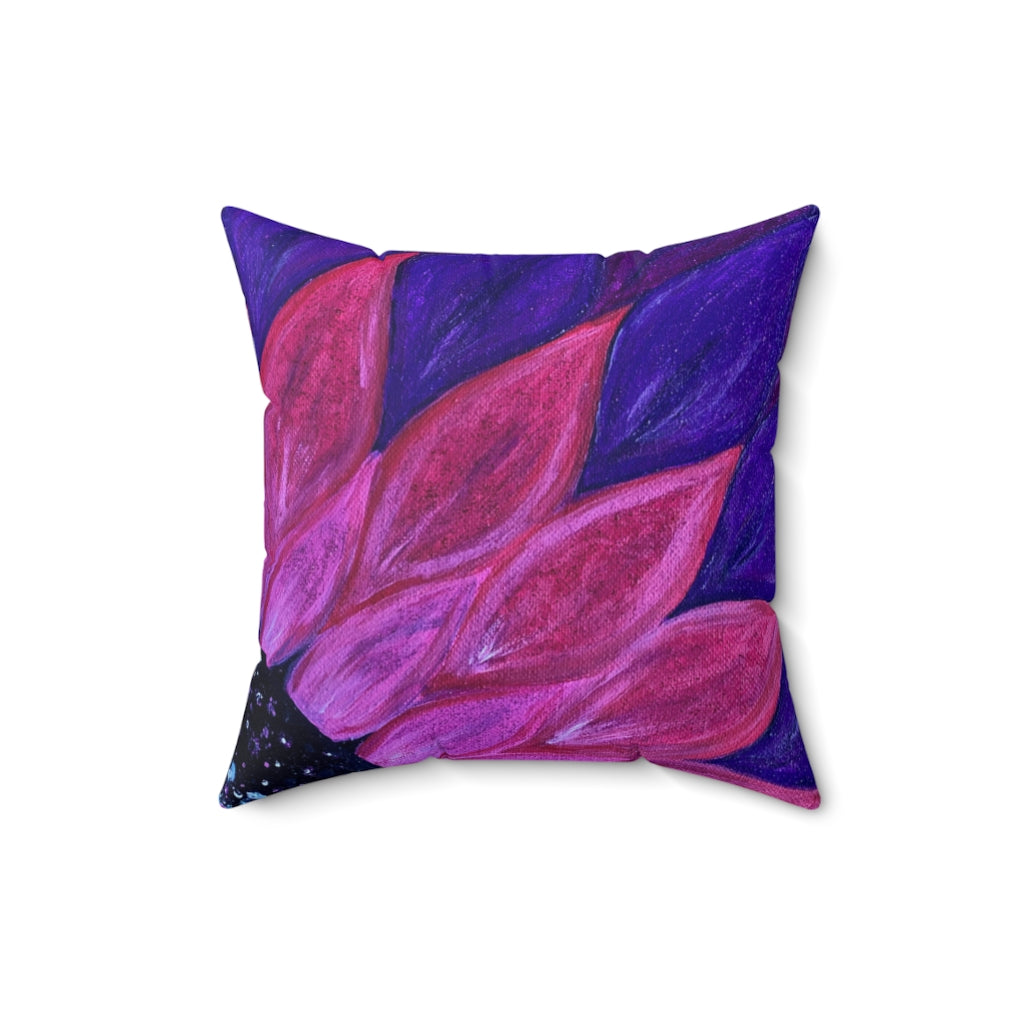 Purple Petals Pillow