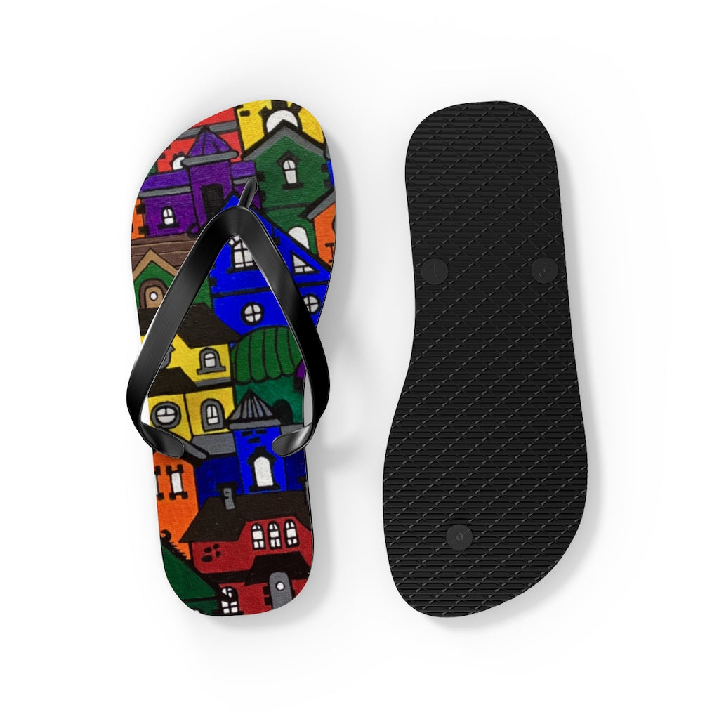 My Kinda Town Flip Flops