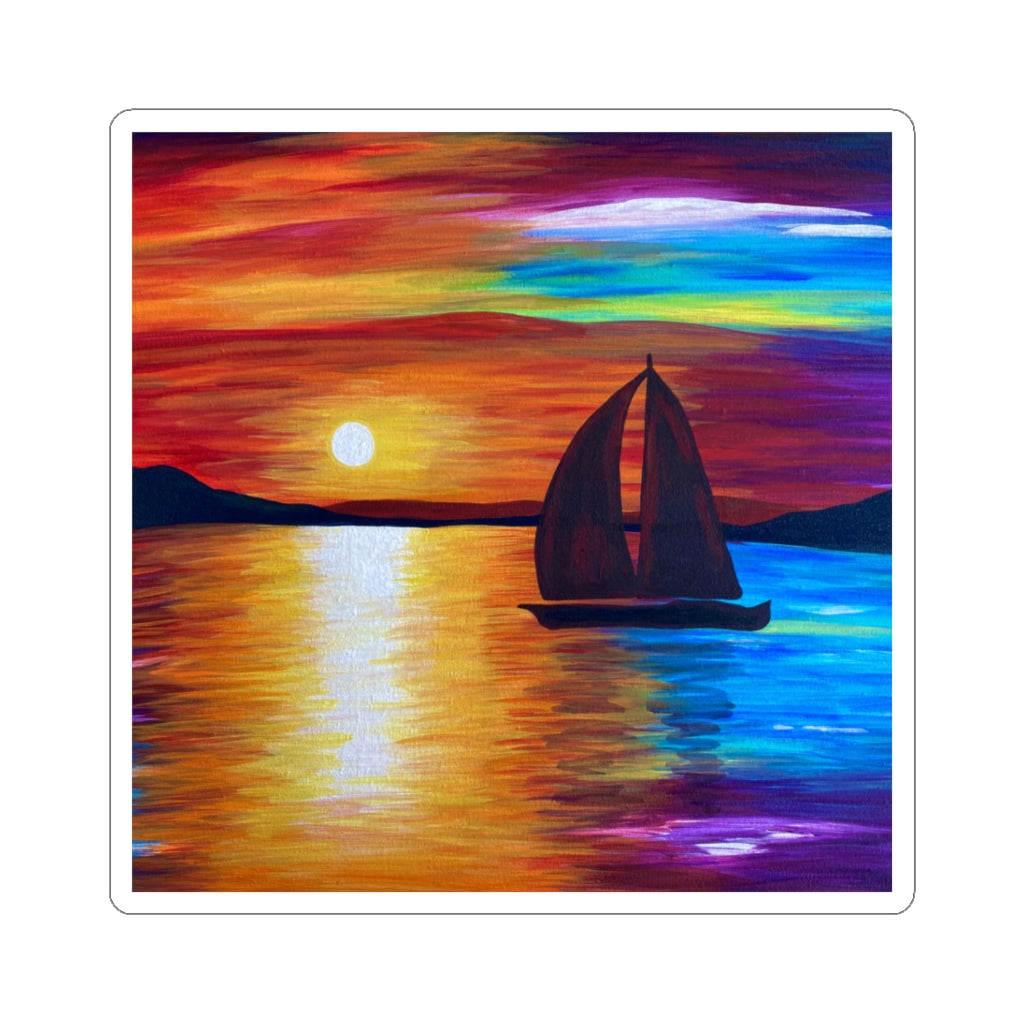 Sailing Sunsets Stickers