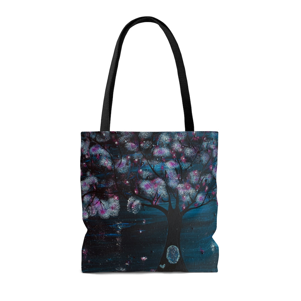 The Night Blooms Too Tote Bag