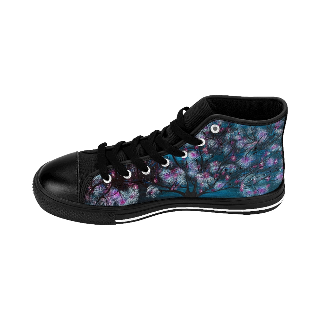 The Night Blooms Too Classic Sneakers (womens)