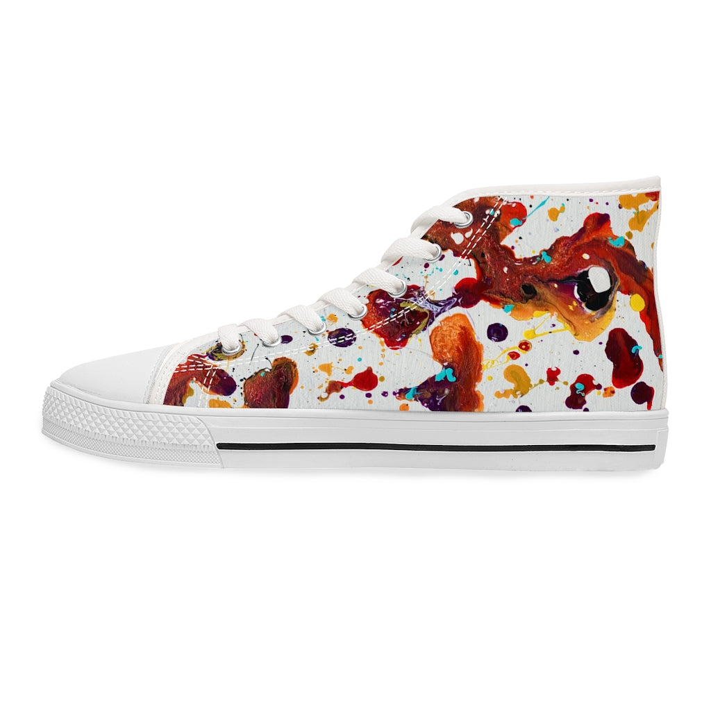 Splatter Me This High Top Sneakers (womens)
