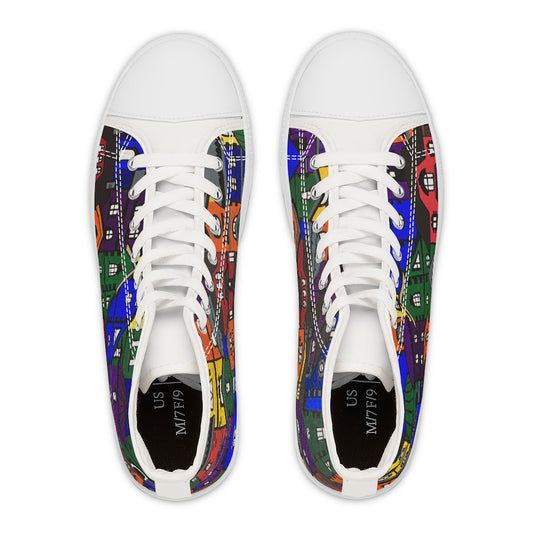 My Kinda Town High Top Sneakers (womens)