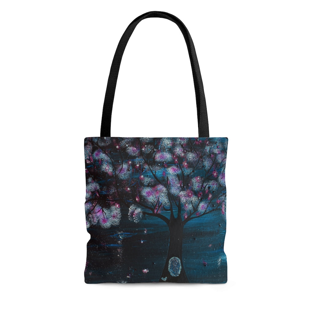 The Night Blooms Too Tote Bag