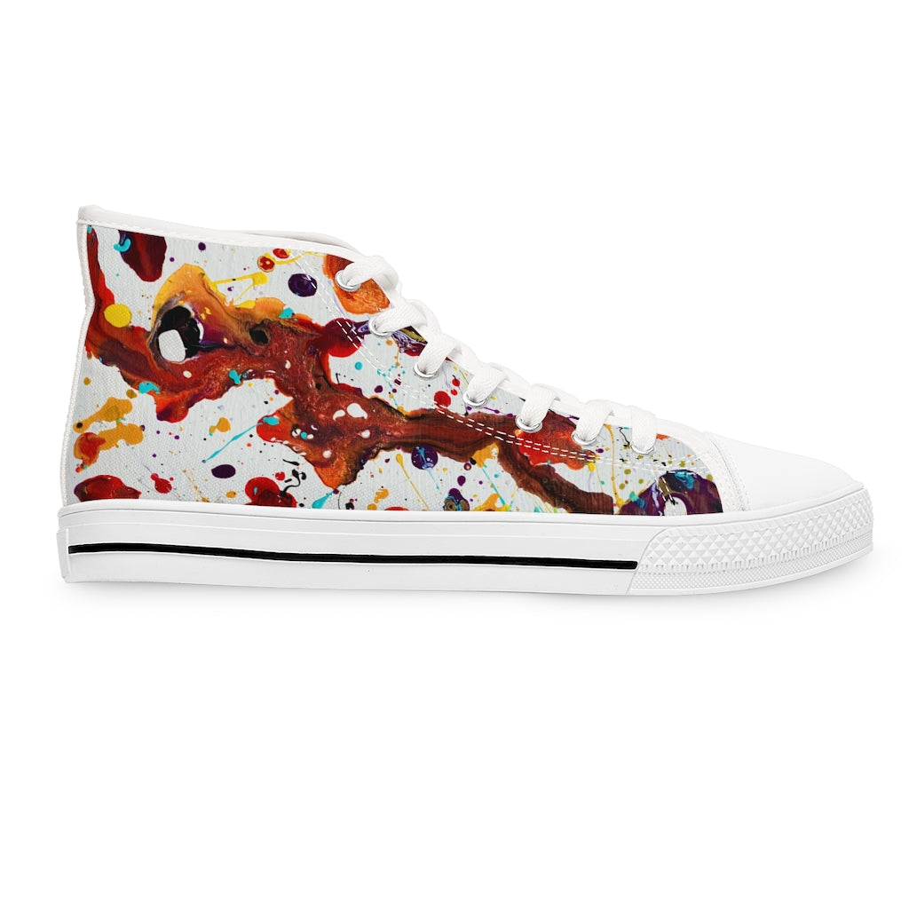 Splatter Me This High Top Sneakers (womens)