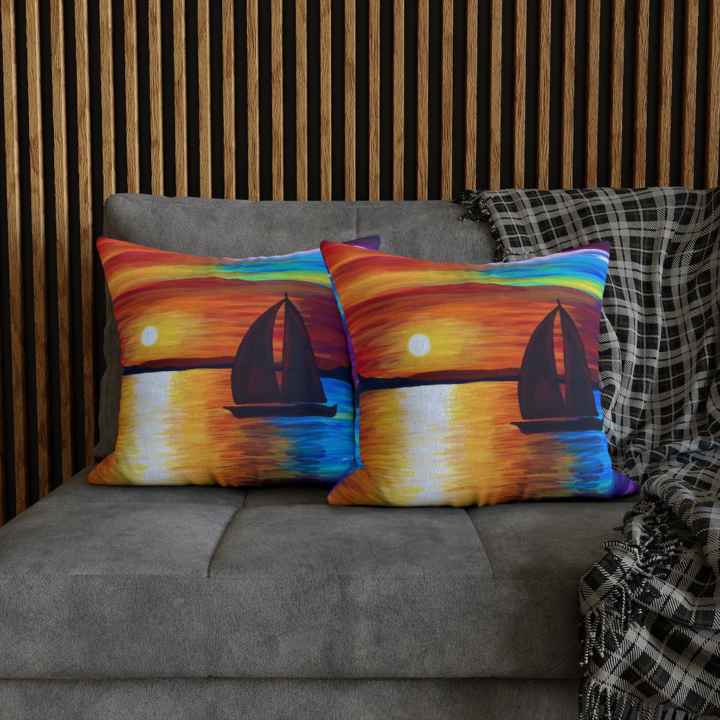 Sailing Sunsets Pillowcase