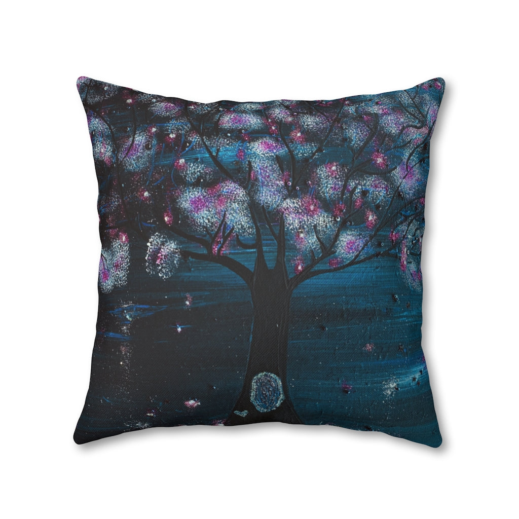 The Night Blooms Too Pillowcase