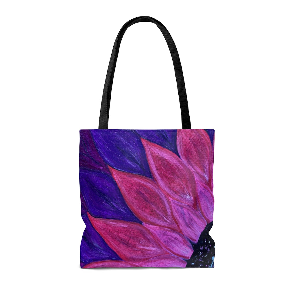 Purple Petals Tote Bag